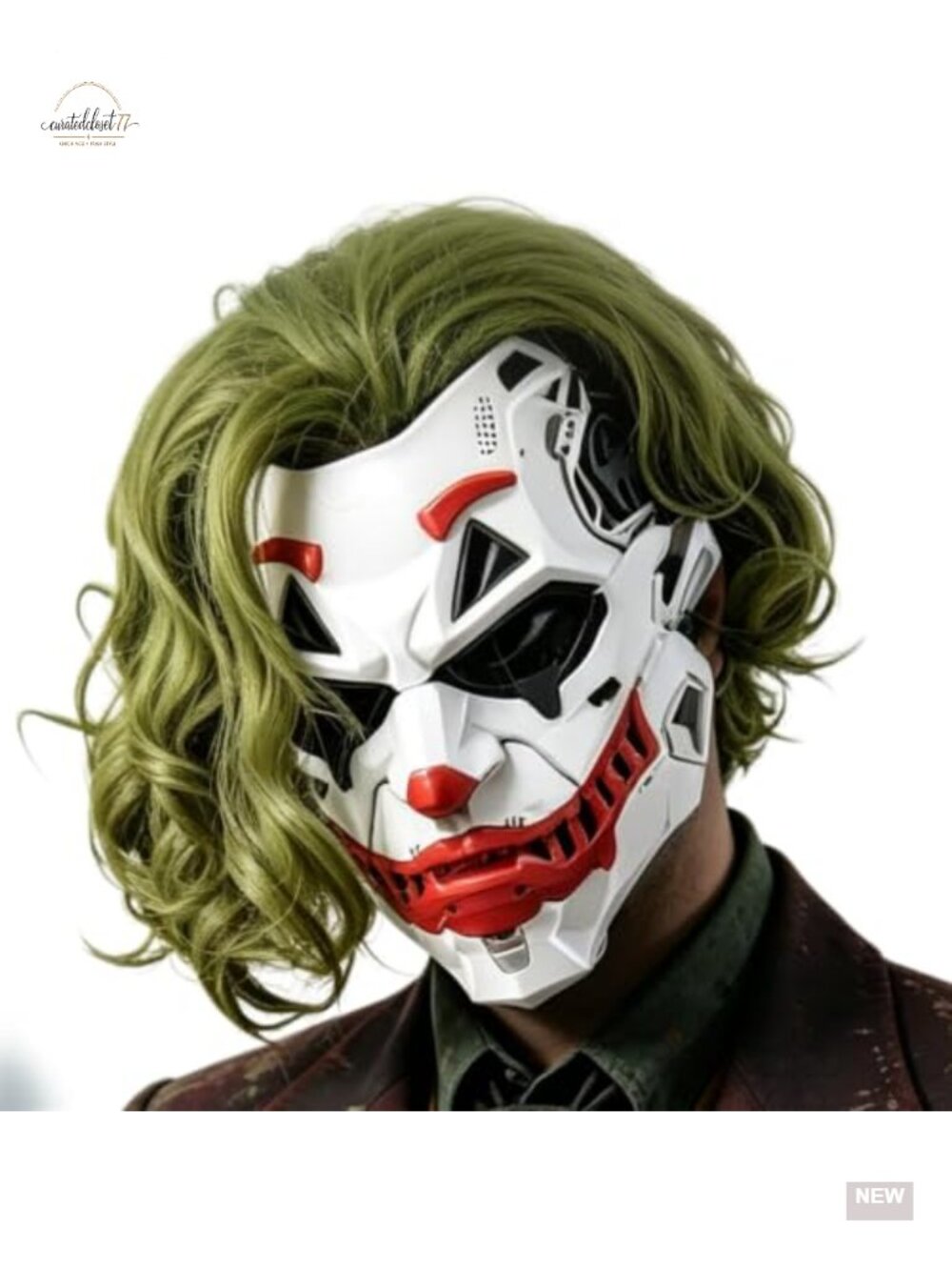 Cosplay Mechanical Mask Adjustable Full Face ABS Plastic Costume Accessory